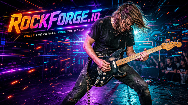 RockForge.io Brand Tee